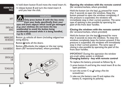 2016-2017 Fiat Qubo Owner's Manual | English