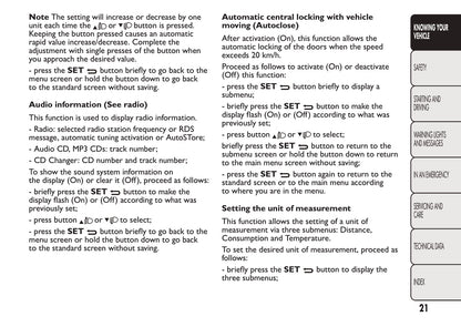 2016-2017 Fiat Qubo Gebruikershandleiding | Engels