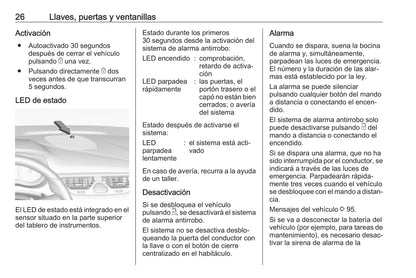 2014-2019 Opel Corsa Gebruikershandleiding | Spaans