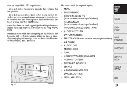 2010-2011 Fiat Punto Evo Gebruikershandleiding | Nederlands