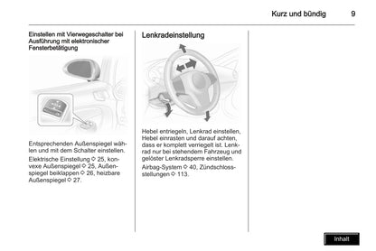 2009-2010 Opel Corsa Owner's Manual | German