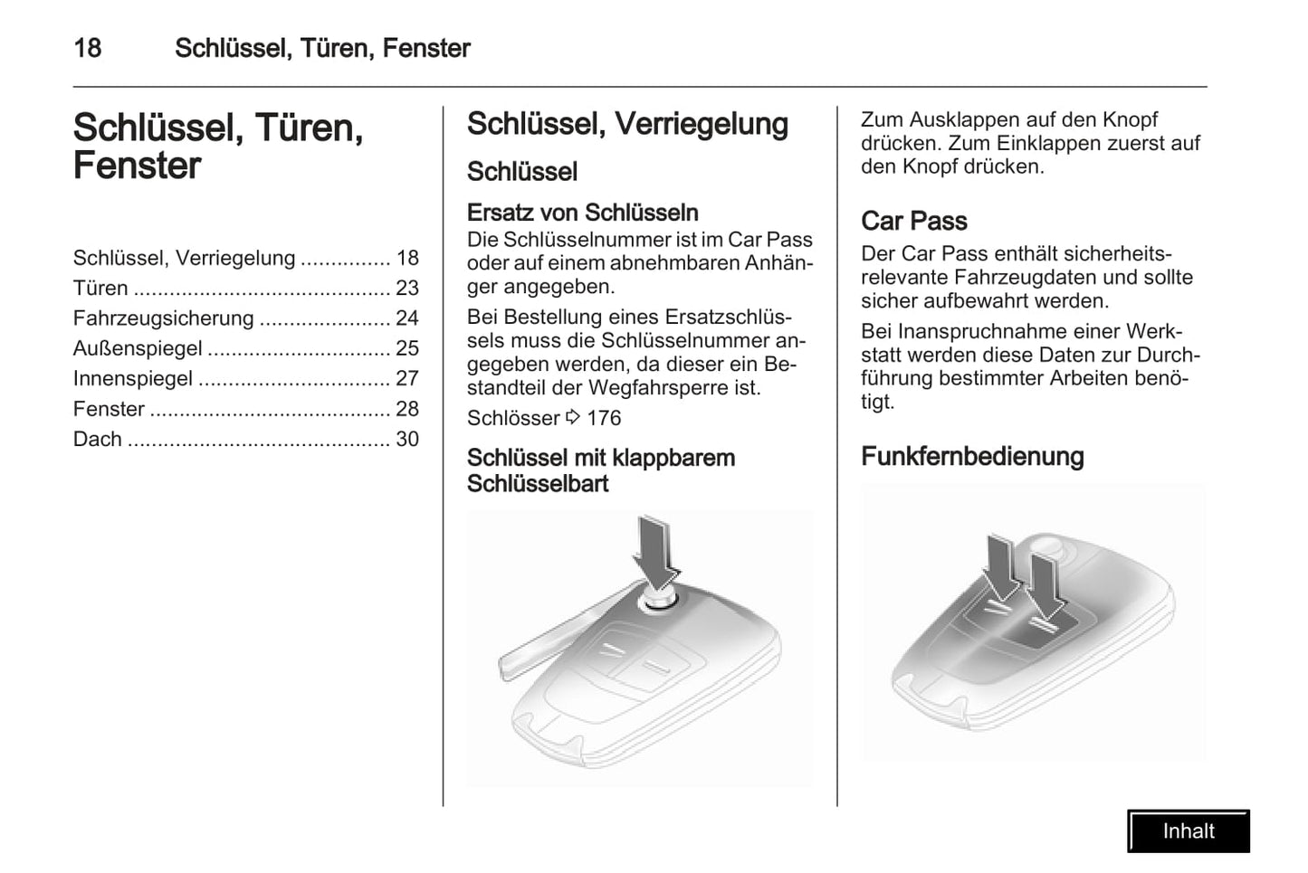 2009-2010 Opel Corsa Owner's Manual | German
