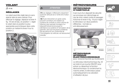 2018-2019 Fiat 500L Owner's Manual | French