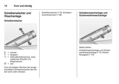 2011-2012 Opel Insignia Owner's Manual | German