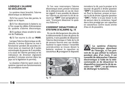 2003-2005 Fiat Barchetta Gebruikershandleiding | Frans