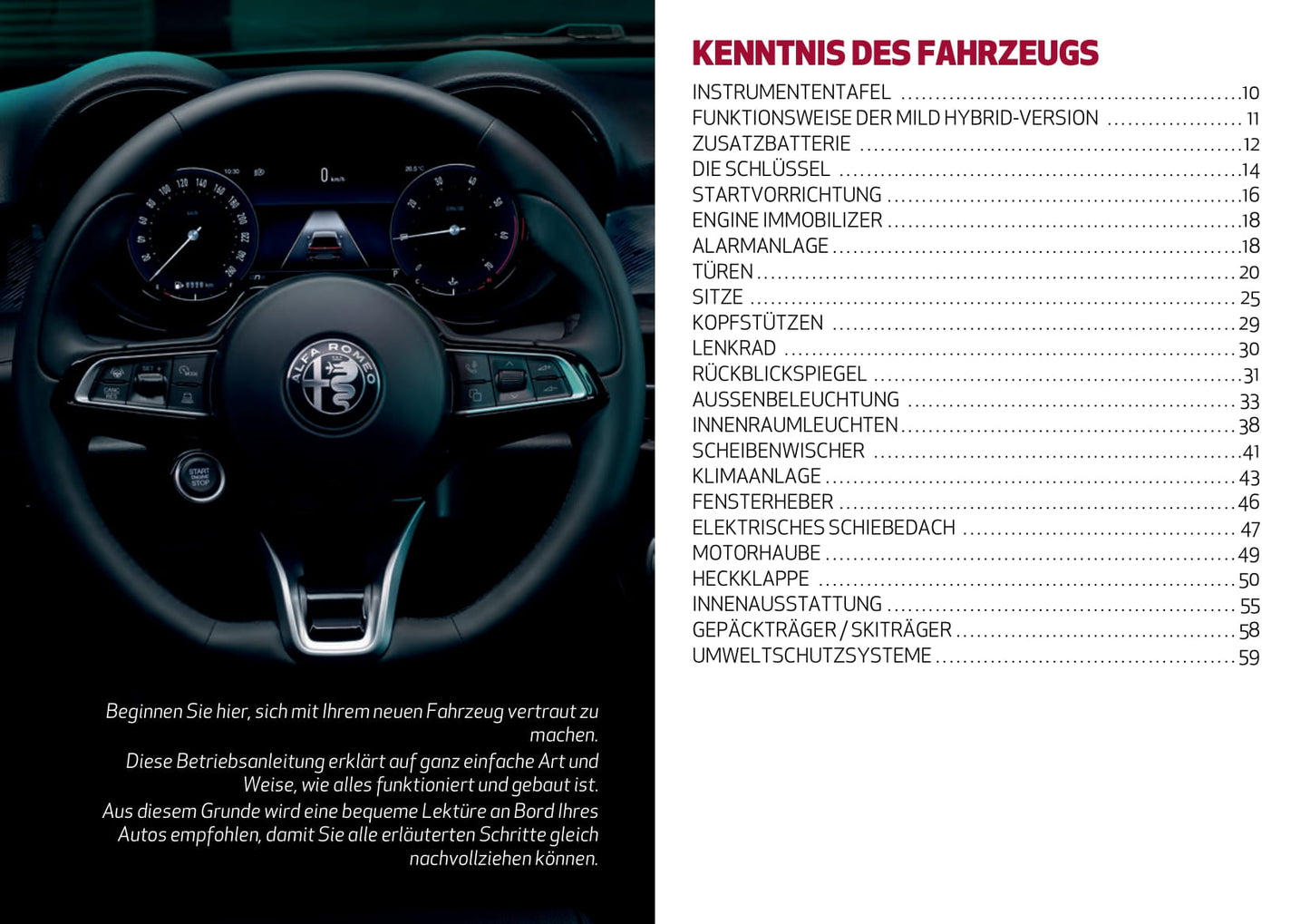 2022-2023 Alfa Romeo Tonale Gebruikershandleiding | Duits
