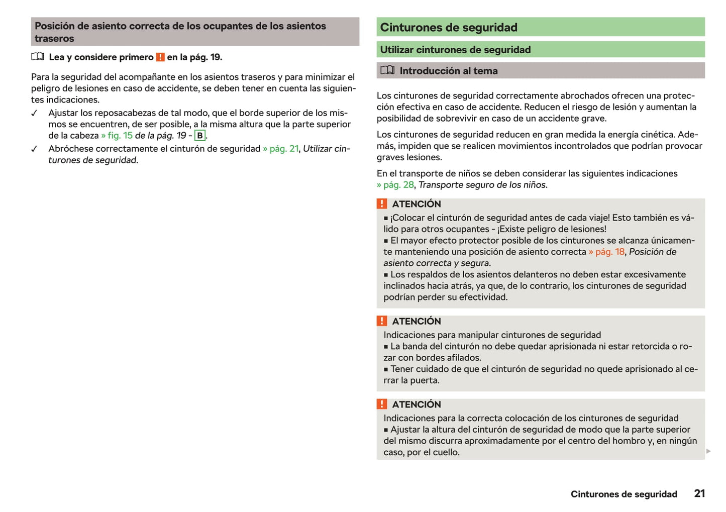 2018-2019 Skoda Rapid Spaceback Owner's Manual | Spanish