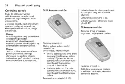 2019-2020 Opel Corsa Owner's Manual | Polish