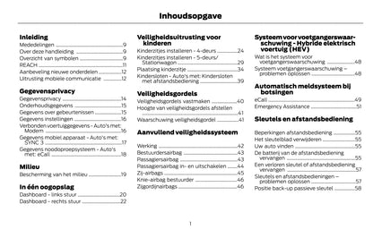 2021-2022 Ford Mondeo Gebruikershandleiding | Nederlands