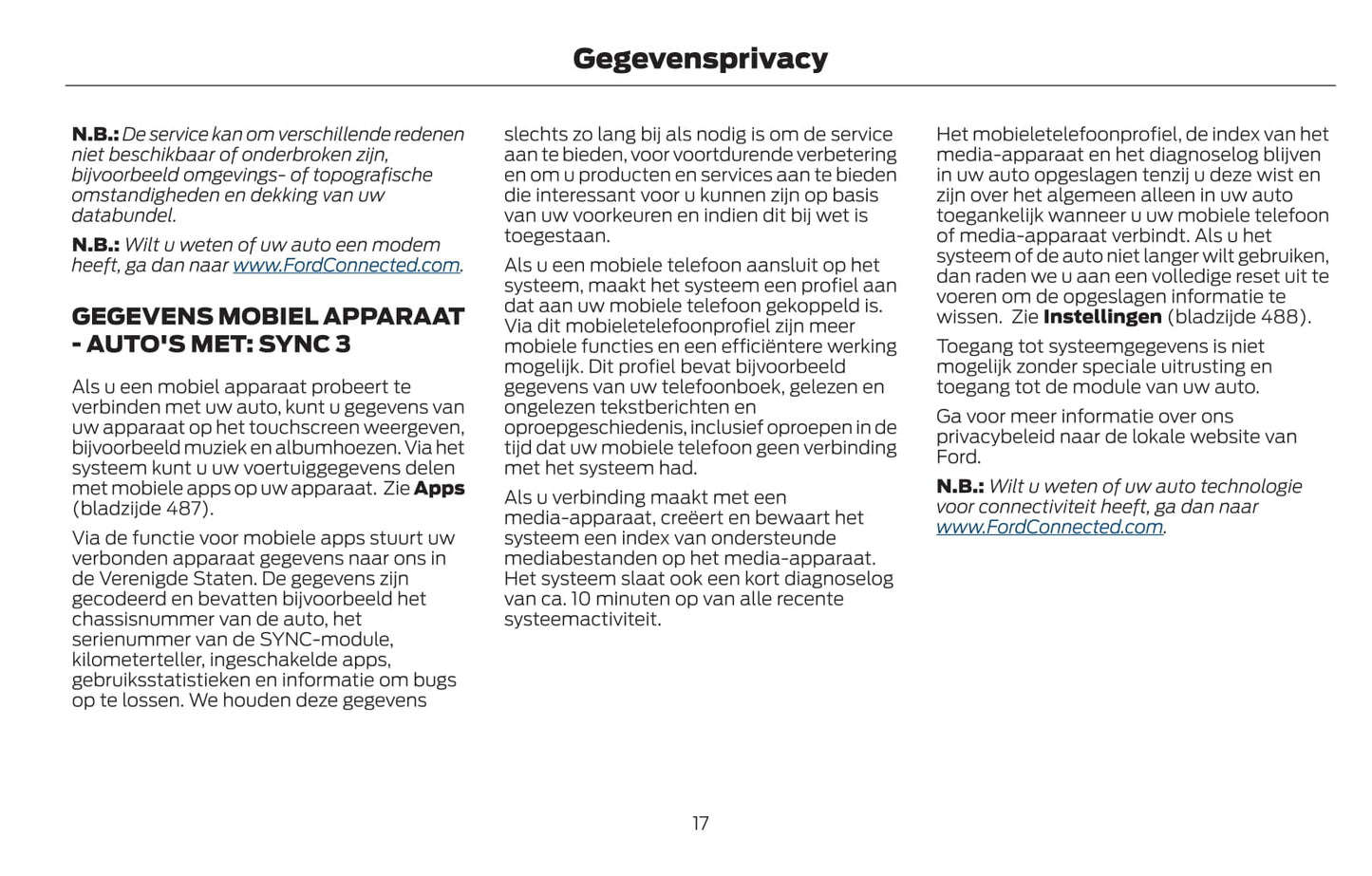 2021-2022 Ford Mondeo Gebruikershandleiding | Nederlands