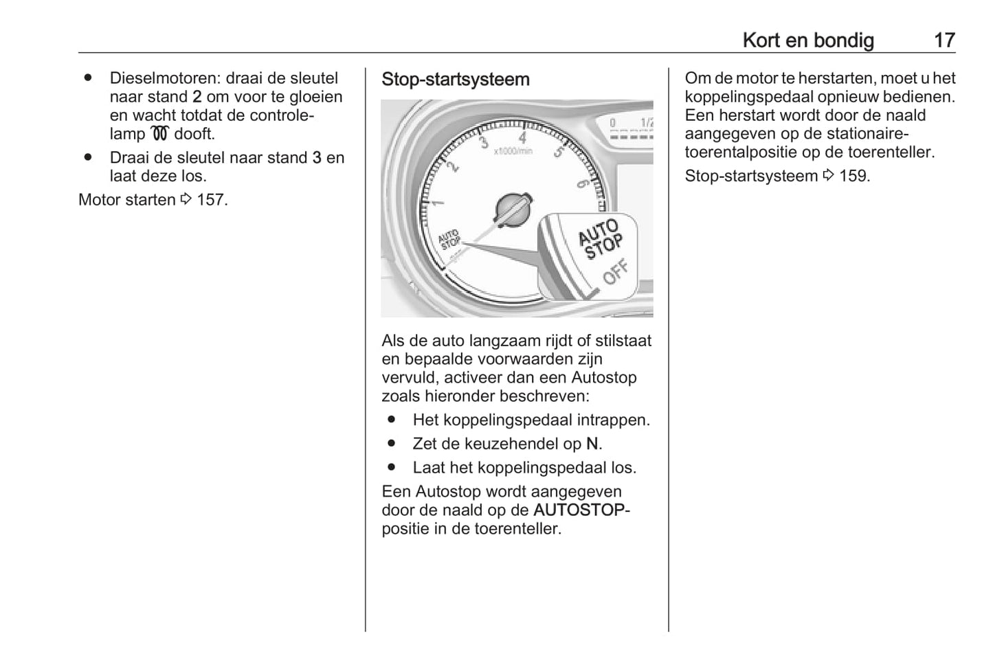 2016-2017 Opel Zafira/Zafira Tourer Gebruikershandleiding | Nederlands