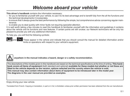 2016-2019 Renault Clio Manuel du propriétaire | Anglais