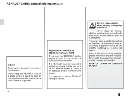 2019-2020 Renault Clio Owner's Manual | English