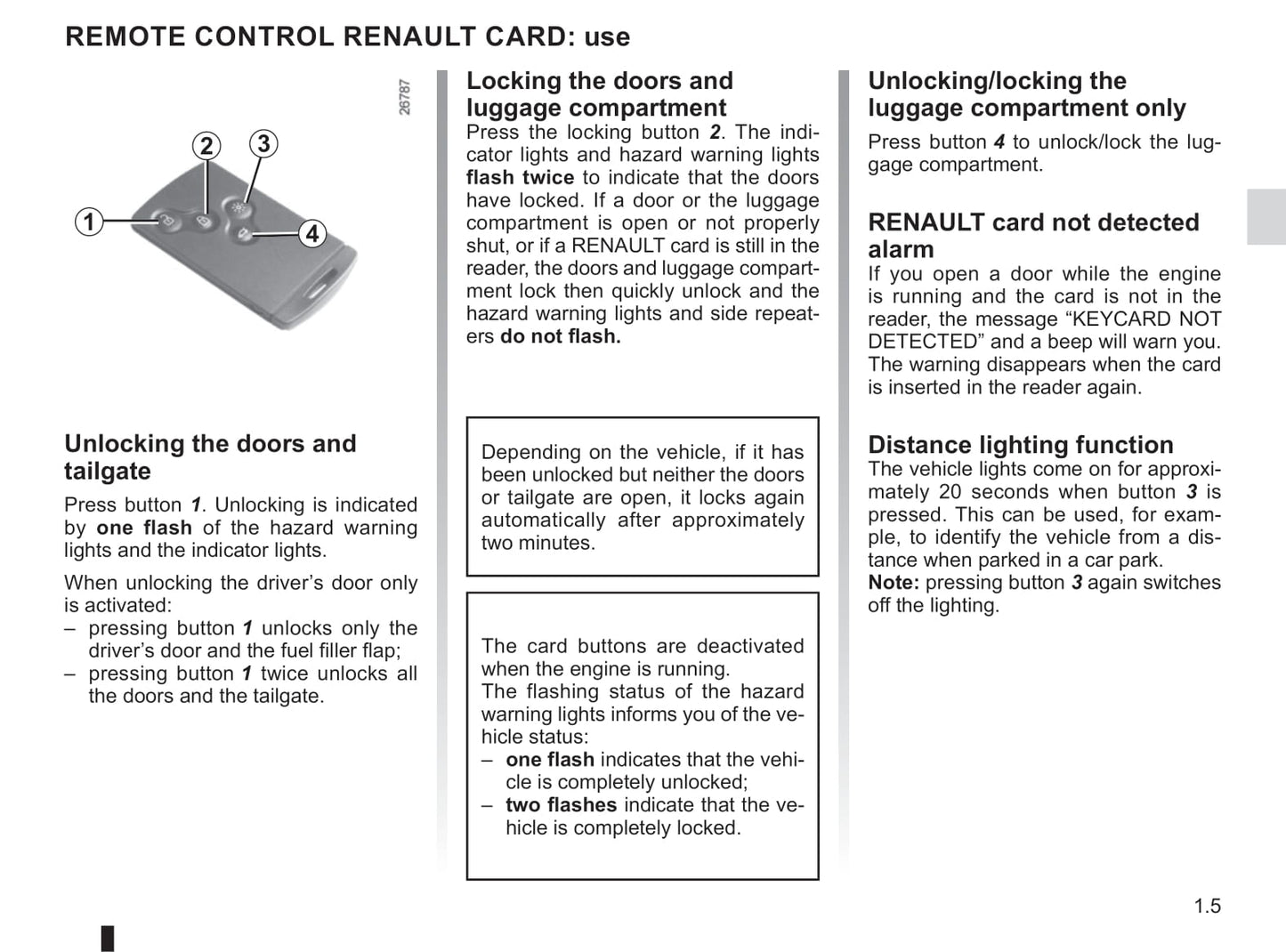 2019-2020 Renault Clio Owner's Manual | English