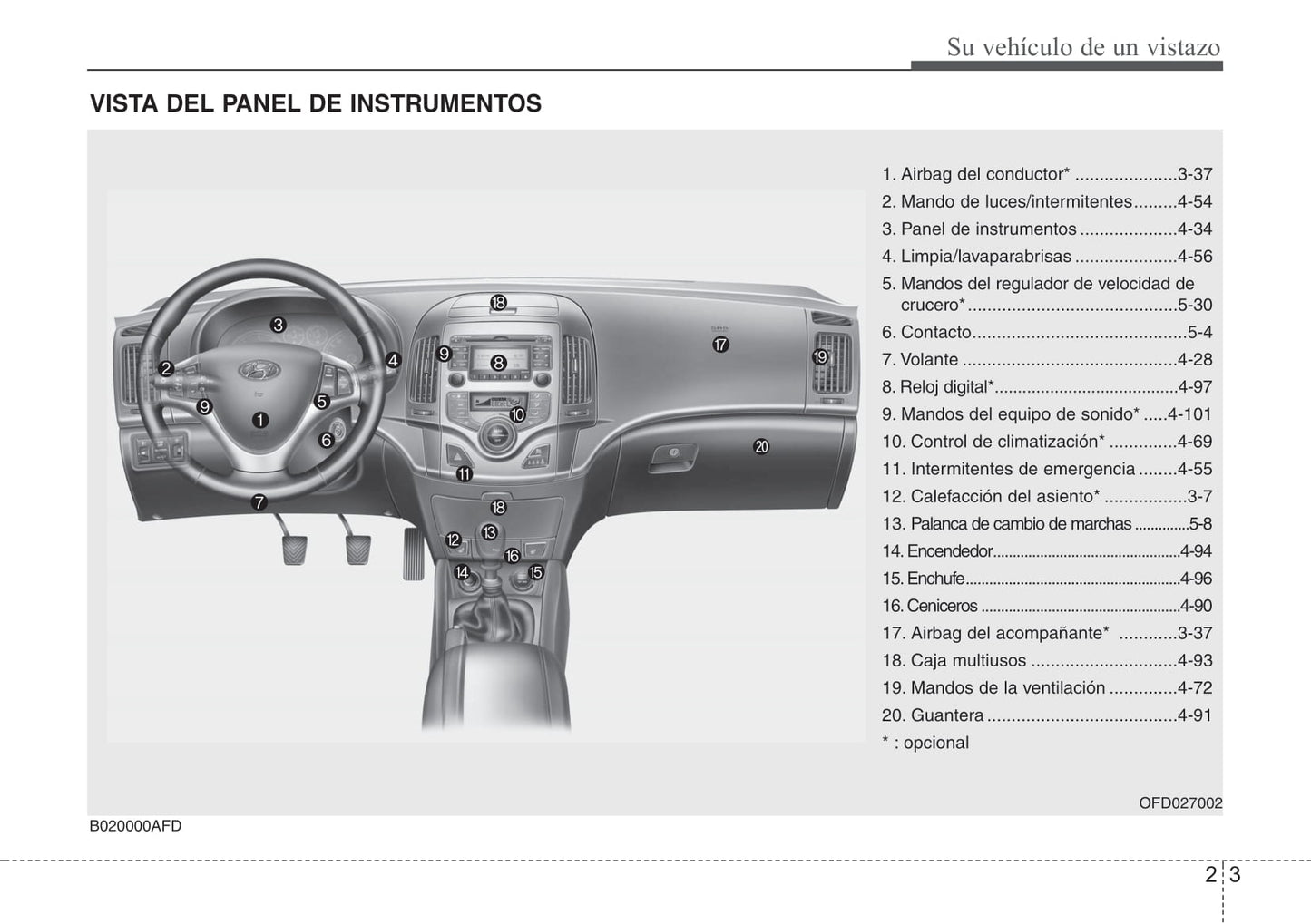 2007-2008 Hyundai i30 Owner's Manual | Spanish