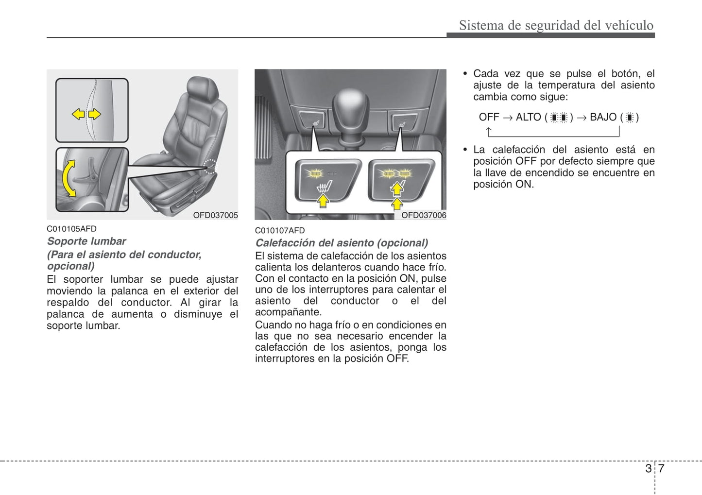 2007-2008 Hyundai i30 Owner's Manual | Spanish