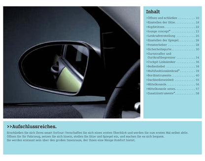 2003-2006 Smart Forfour Gebruikershandleiding | Duits