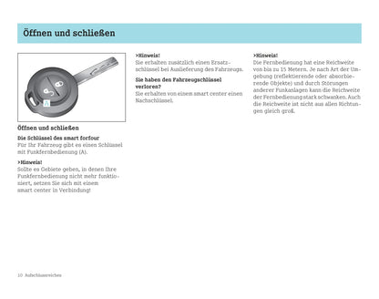 2003-2006 Smart Forfour Gebruikershandleiding | Duits