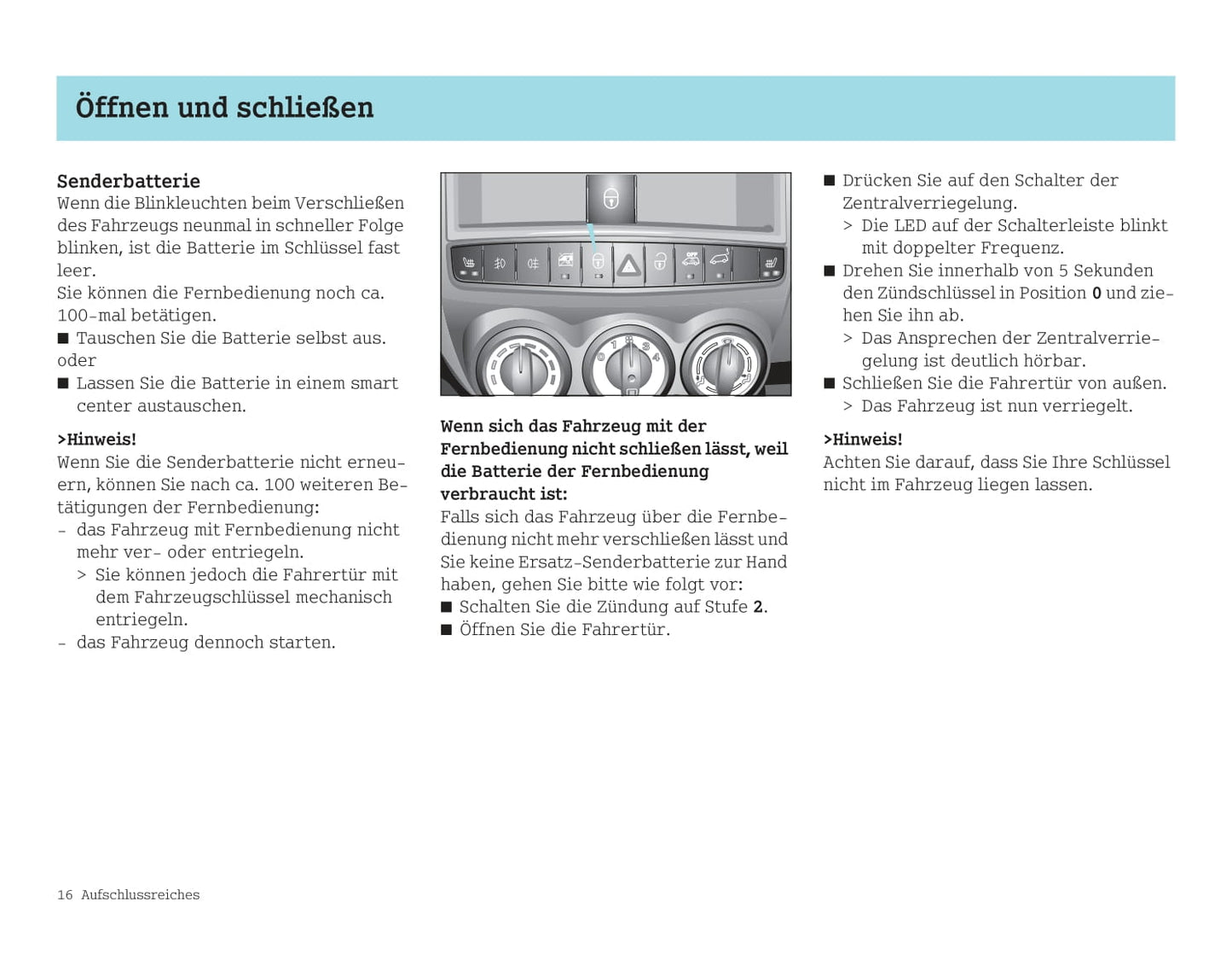 2003-2006 Smart Forfour Gebruikershandleiding | Duits