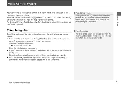 Honda Accord Navigation Owner's Manual 2018