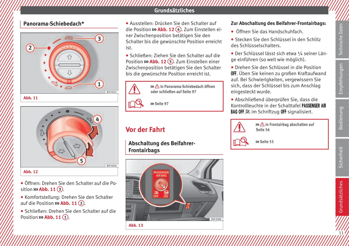 2013-2017 Seat Leon Owner's Manual | German