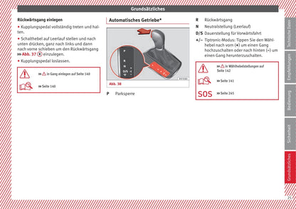 2014-2015 Seat Leon Owner's Manual | German