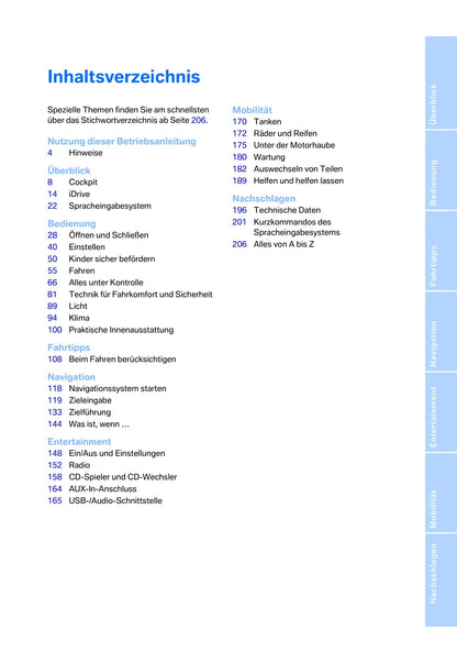 2007 BMW 1 Series Owner's Manual | German