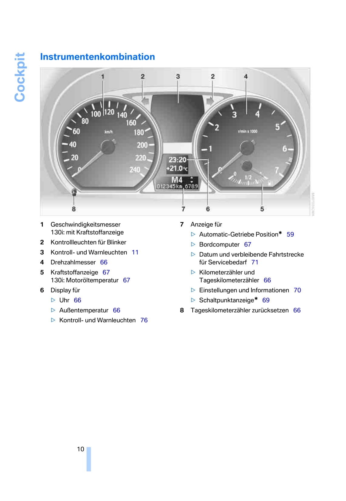 2007 BMW 1 Series Gebruikershandleiding | Duits