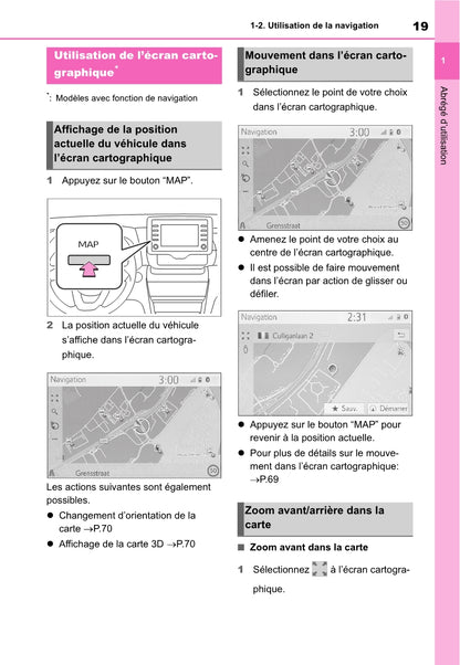 Toyota Yaris Cross Navigation / Multimedia Guide d'utilisation 2021 - 2023