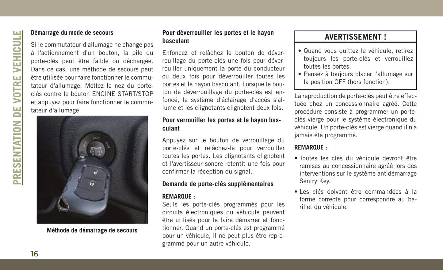 2018-2019 Jeep Wrangler Owner's Manual | French