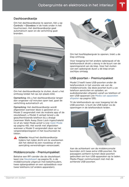 2019 Tesla Model 3 Owner's Manual | Dutch