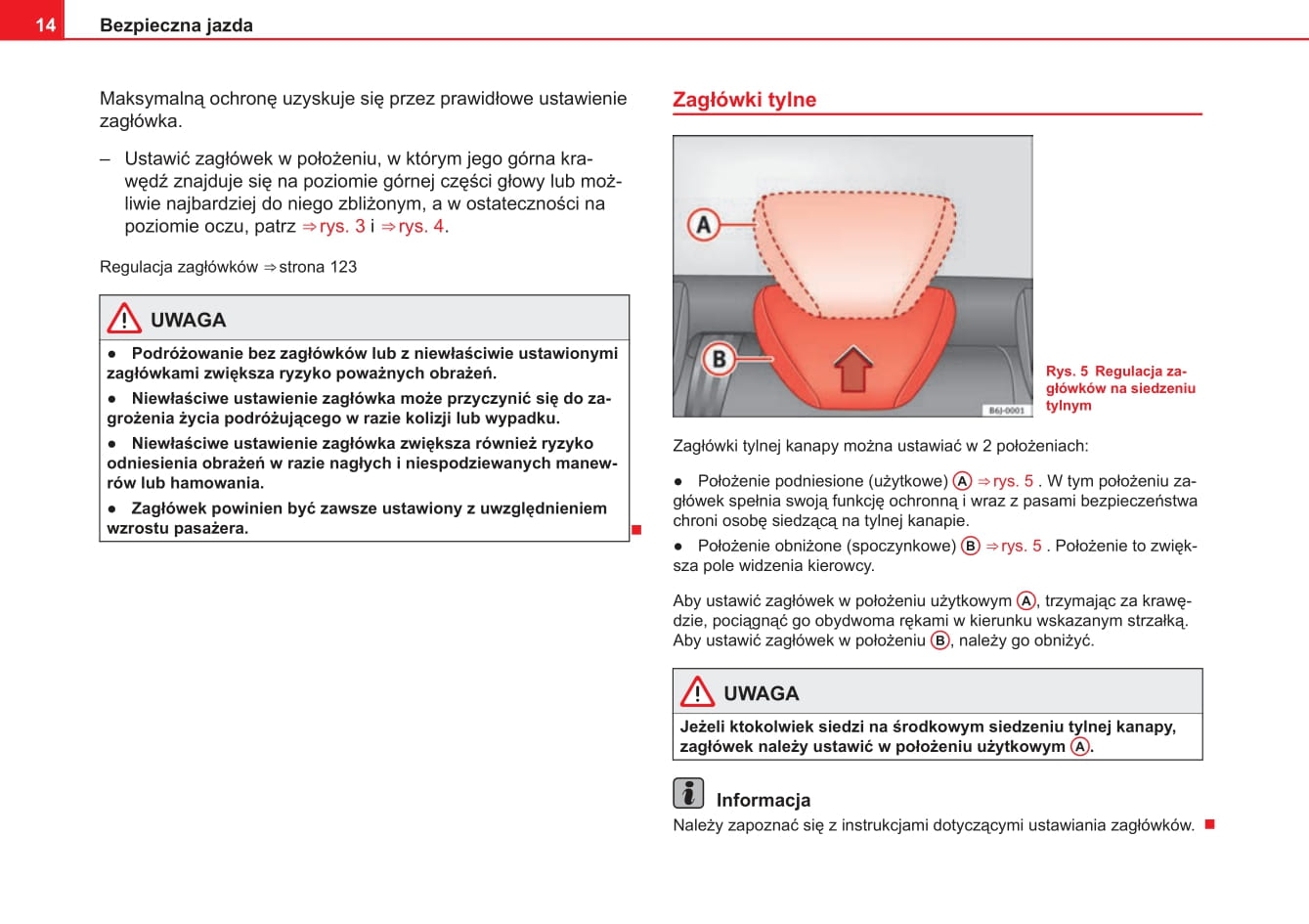 2012-2015 Seat Ibiza Owner's Manual | Polish