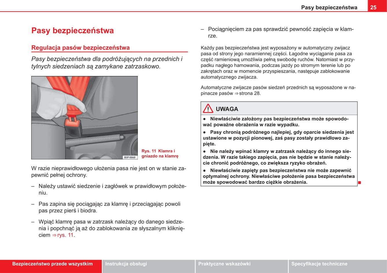 2012-2015 Seat Ibiza Manuel du propriétaire | Polonais