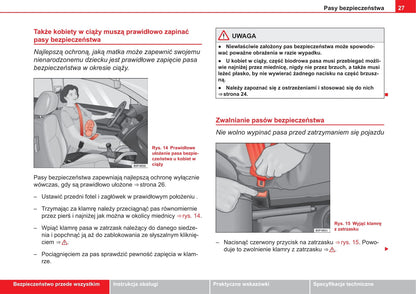 2012-2015 Seat Ibiza Owner's Manual | Polish