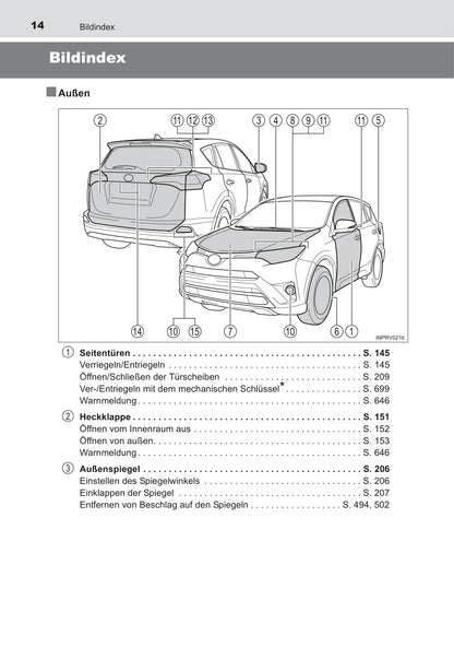 2016-2017 Toyota RAV4 Gebruikershandleiding | Duits