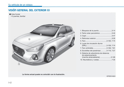 2017-2019 Hyundai i30 Gebruikershandleiding | Spaans