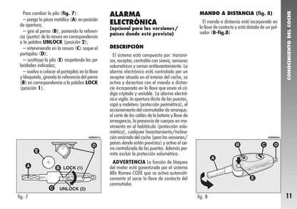2005-2007 Alfa Romeo 156 Gebruikershandleiding | Spaans