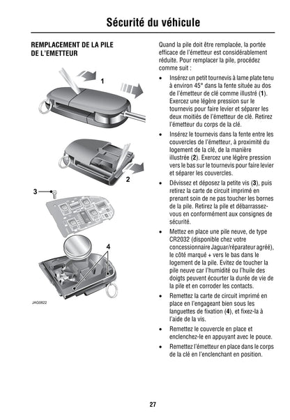 2001-2008 Jaguar X-Type Gebruikershandleiding | Frans