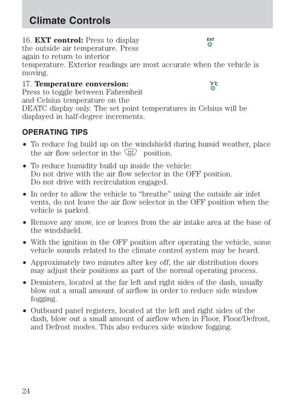 2005 Ford Thunderbird Gebruikershandleiding | Engels