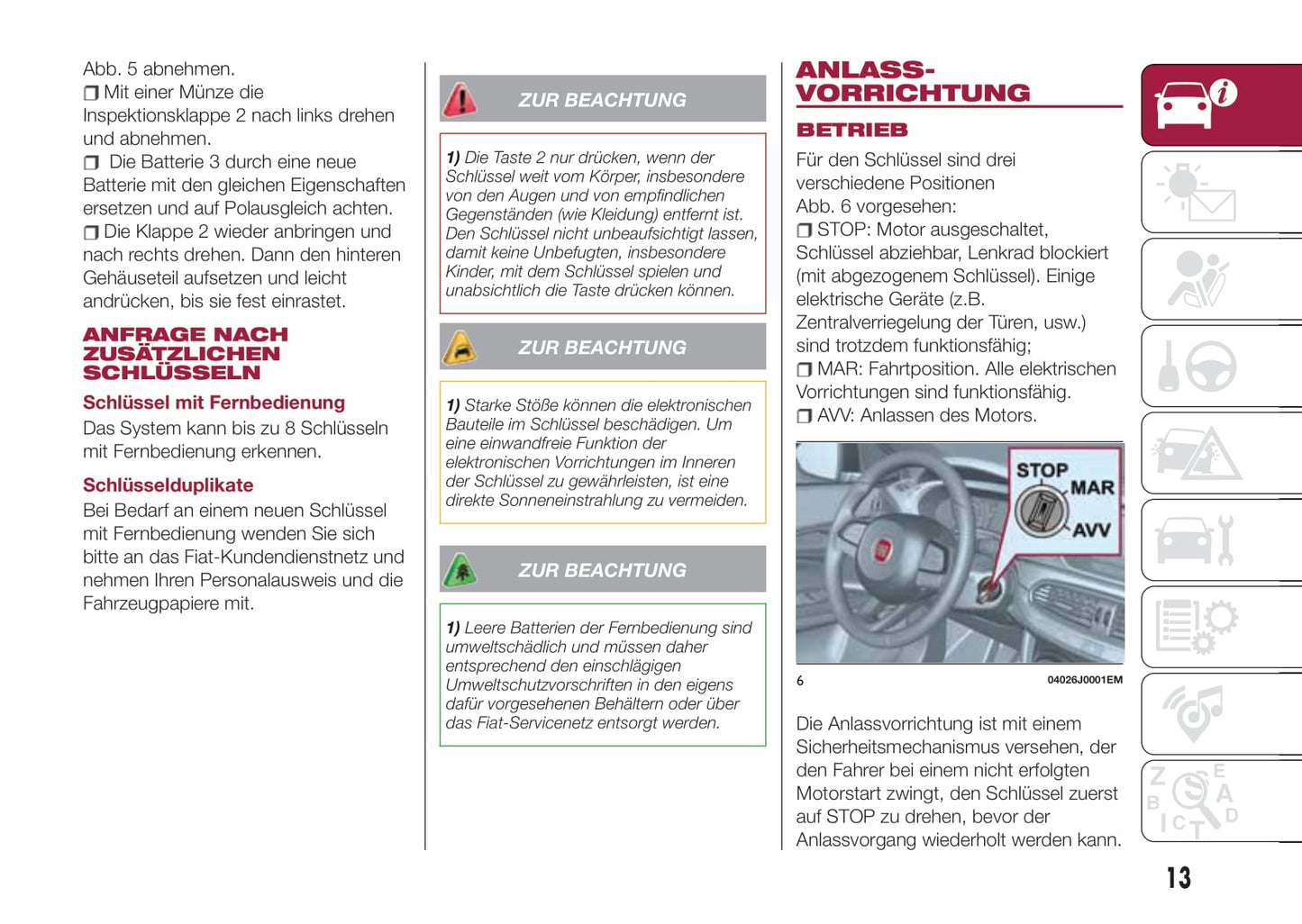 2017-2018 Fiat Tipo Gebruikershandleiding | Duits