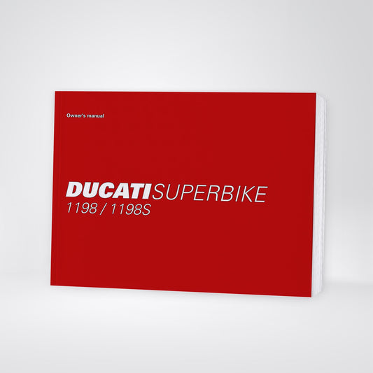 2009-2011 Ducati Superbike 1198/Superbike 1198s Gebruikershandleiding | Engels