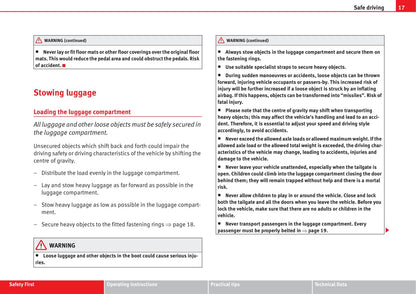 2004-2009 Seat Altea Owner's Manual | English