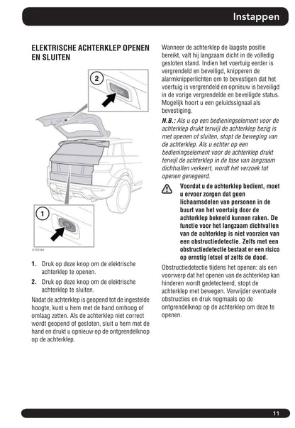 2014-2015 Land Rover Range Rover Evoque Owner's Manual | Dutch