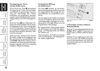 2007-2010 Fiat Bravo Gebruikershandleiding | Duits