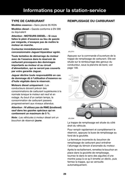 2006-2007 Jaguar S-Type Gebruikershandleiding | Frans