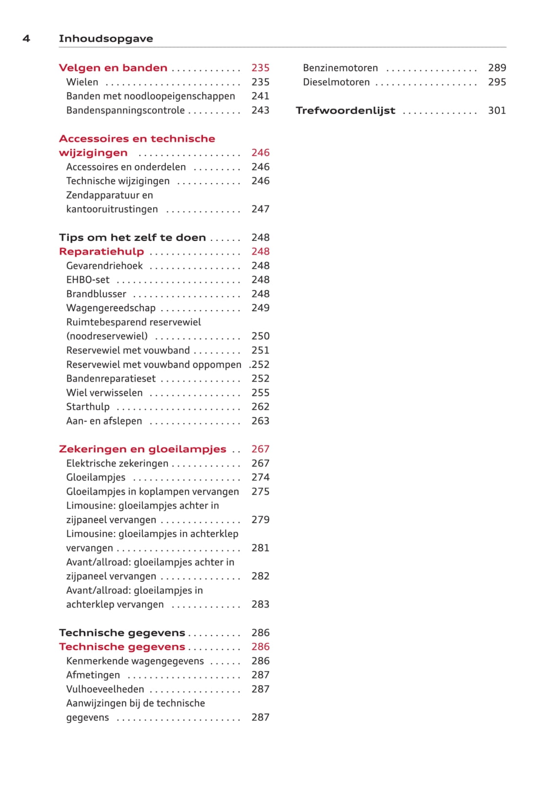 2012-2014 Audi A6/S6 Owner's Manual | Dutch