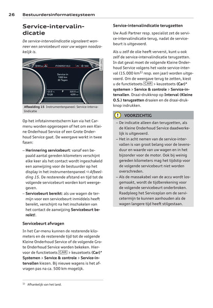 2012-2014 Audi A6/S6 Owner's Manual | Dutch