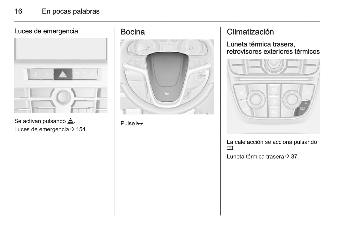 2015 Opel Astra Owner's Manual | Spanish