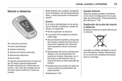 2015 Opel Astra Owner's Manual | Spanish