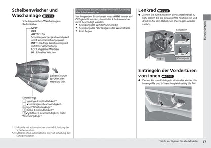 2018-2019 Honda CR-V Owner's Manual | German